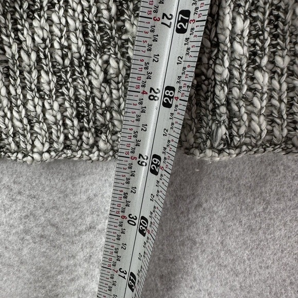 Abercromie & Fitch Cardigan Sweater Womens SMALL/XS Marled Gray Pockets Coastal - Picture 12 of 14